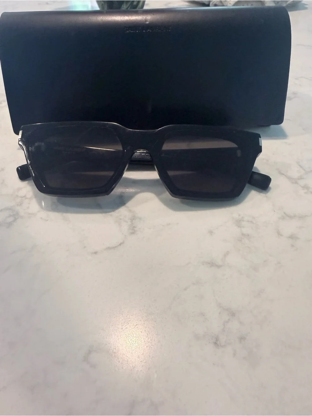 Authentic Saint Laurent SL 633 Calista 001 Black Sunglasses w/ Original Case
